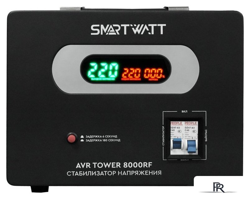 Стабилизатор напряжения SmartWatt AVR Tower 8000RF - Изображение №2 — Интернет-магазин ПроЗаказ