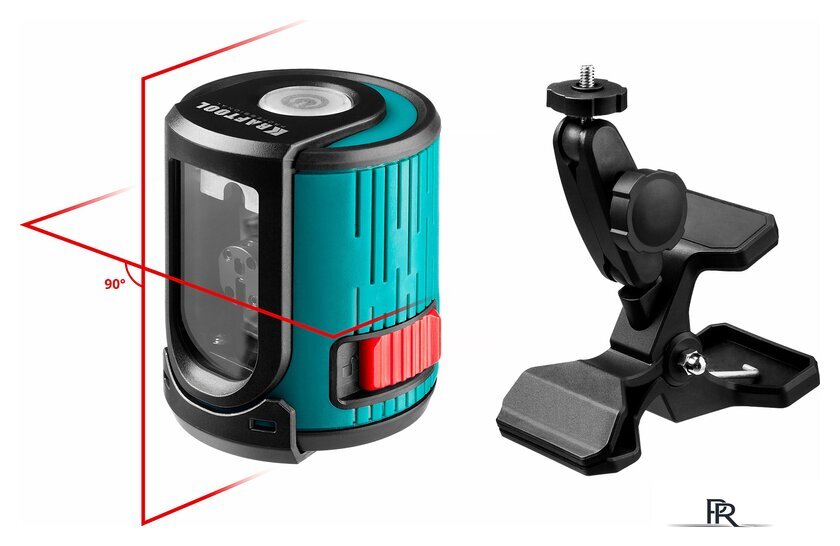 Лазерный нивелир KRAFTOOL CL-20 34700-5 (с держателем, кейс) - Изображение №1 — Интернет-магазин ПроЗаказ