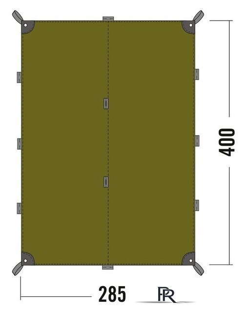 Тент Tatonka Tarp 4 (светло-оливковый) - Изображение №2 — Интернет-магазин ПроЗаказ