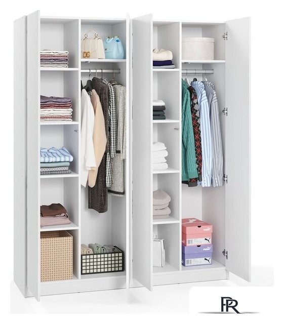 Шкаф распашной Soma Lord Lite 160x200 (белый) - Изображение №2 — Интернет-магазин ПроЗаказ