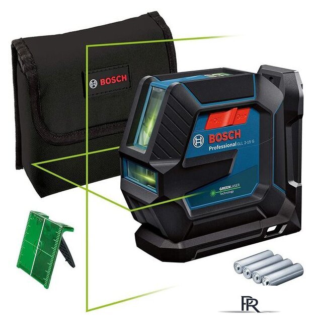 Лазерный нивелир Bosch GLL 2-15 G Professional 0601063W00 - Изображение №1 — Интернет-магазин ПроЗаказ