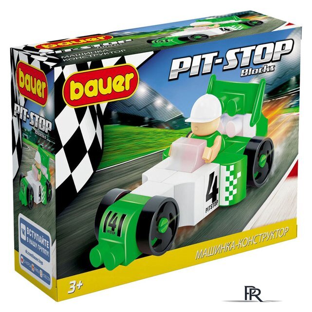 Конструктор Bauer Pit Stop 810 Гоночная машина - Изображение №1 — Интернет-магазин ПроЗаказ