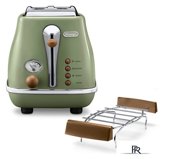 Тостер DeLonghi CTOV 2103.GR - Изображение №2 — Интернет-магазин ПроЗаказ