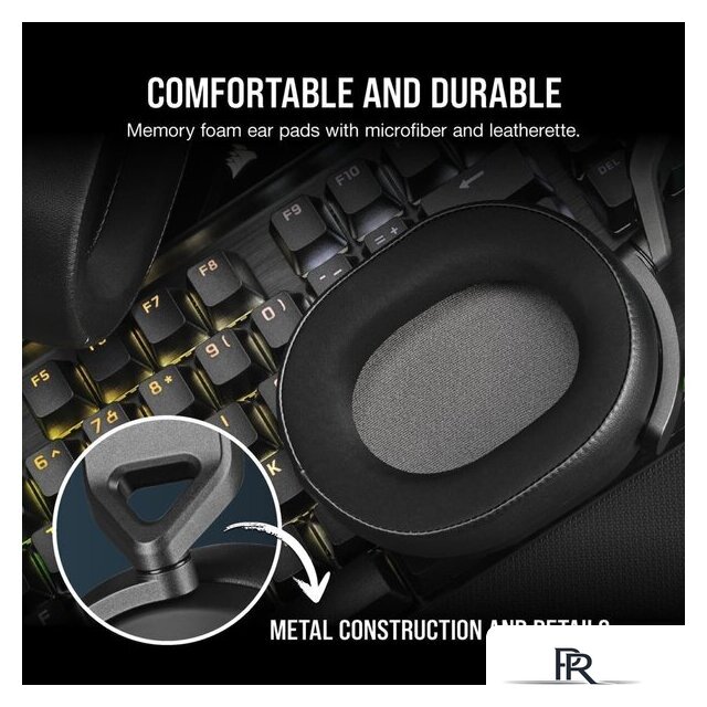 Наушники Corsair HS65 Surround (карбон) - Изображение №5 — Интернет-магазин ПроЗаказ