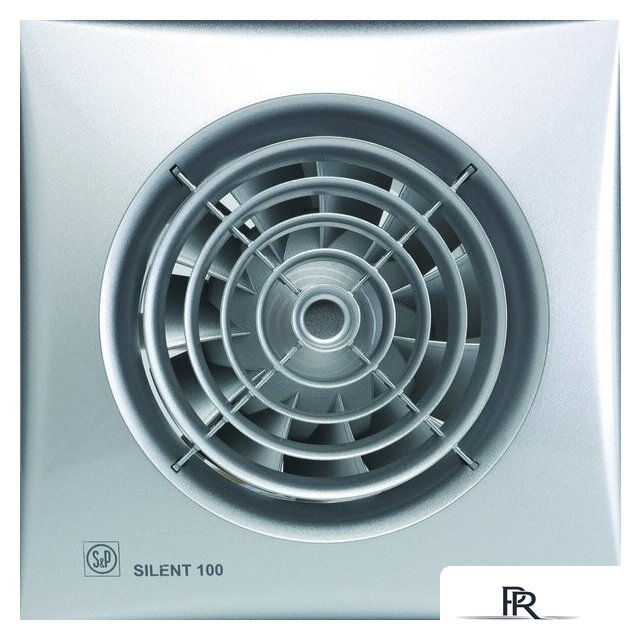 Осевой вентилятор Soler&Palau Silent-100 CRZ Silver [5210416300] - Изображение №1 — Интернет-магазин ПроЗаказ