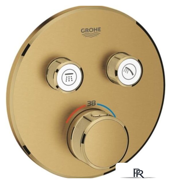 Смеситель без скрытого механизма Grohe Grohtherm SmartControl 29119GN0 (холодный рассвет, матовый) - Изображение №1 — Интернет-магазин ПроЗаказ