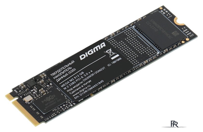 SSD Digma Mega M2 512GB DGSM3512GM23T - Изображение №1 — Интернет-магазин ПроЗаказ