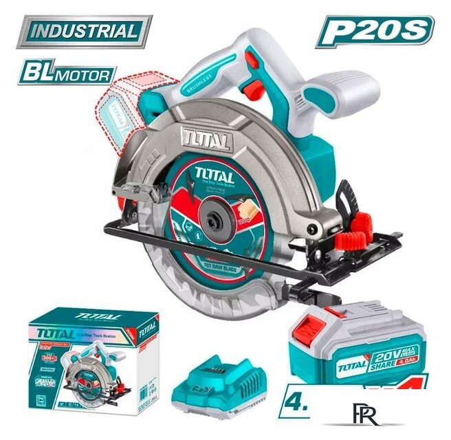 Дисковая (циркулярная) пила Total TSLI16521 (с 1-им АКБ) - Изображение №1 — Интернет-магазин ПроЗаказ