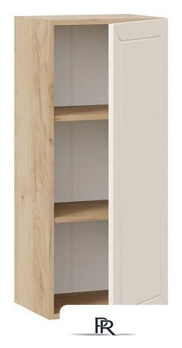 Шкаф навесной Трия Лорас 1ВВ4 с одной дверью (дуб крафт золотой/холст брюле) - Изображение №2 — Интернет-магазин ПроЗаказ