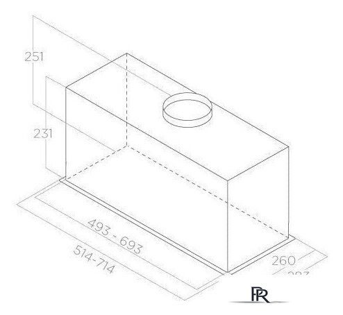 Кухонная вытяжка Elica Fold GR/A/52 PRF0180808 - Изображение №2 — Интернет-магазин ПроЗаказ