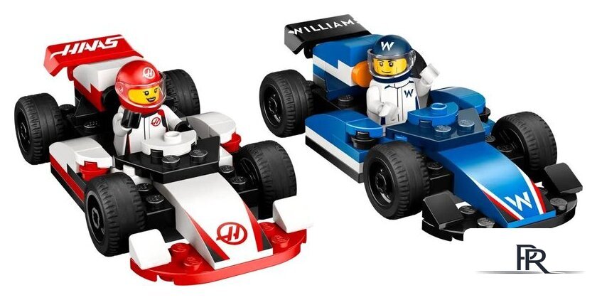Конструктор LEGO City Formula 1 Гоночные автомобили Williams и Haas 60464 - Изображение №4 — Интернет-магазин ПроЗаказ