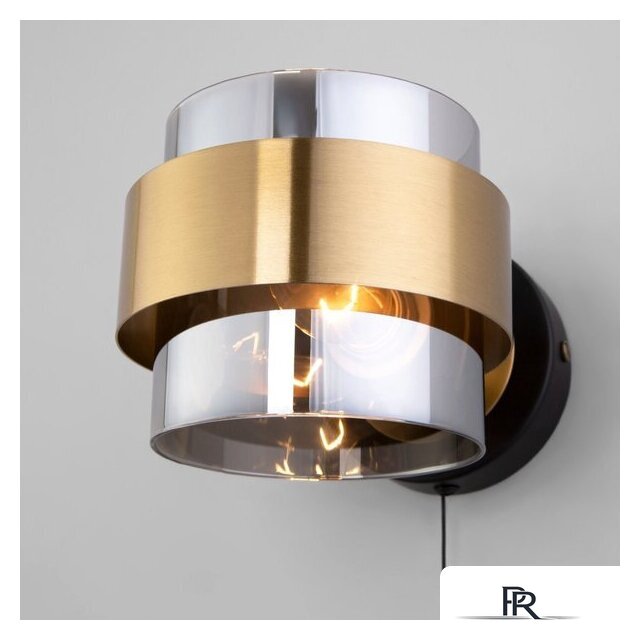 Бра Евросвет 70127/1 черный/ дымчатый - Изображение №2 — Интернет-магазин ПроЗаказ