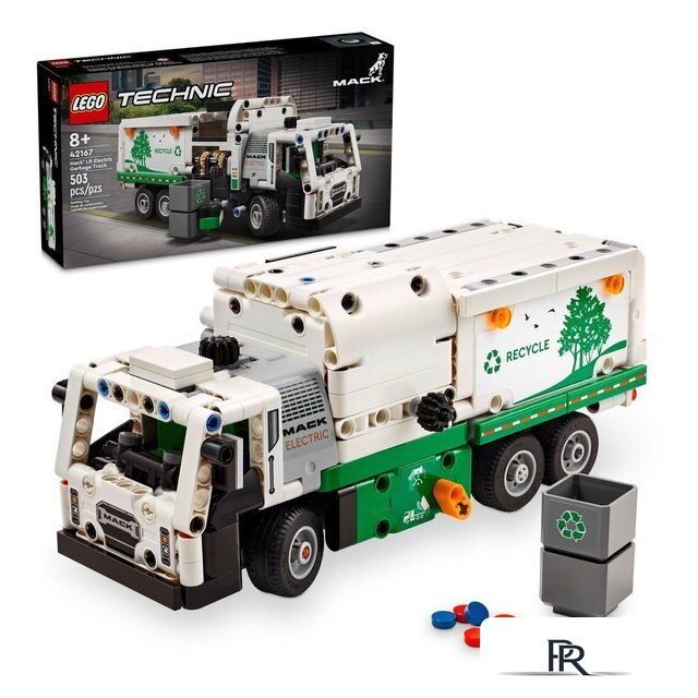 Конструктор LEGO Technic 42167 Электрический мусоровоз Mack LR - Изображение №3 — Интернет-магазин ПроЗаказ