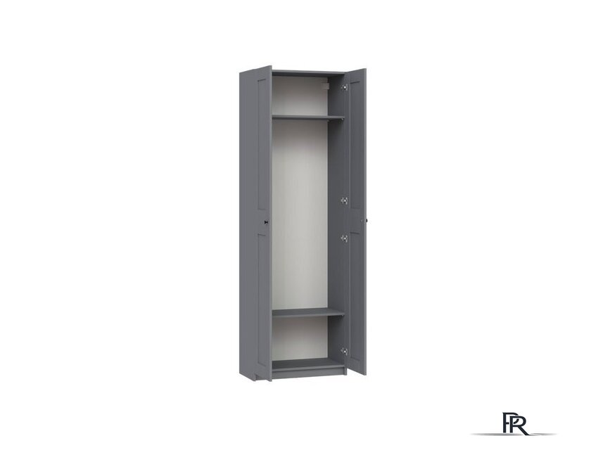 Шкаф распашной Mio Tesoro Макс 2 двери 2.06.01.040.4 (серый) - Изображение №2 — Интернет-магазин ПроЗаказ