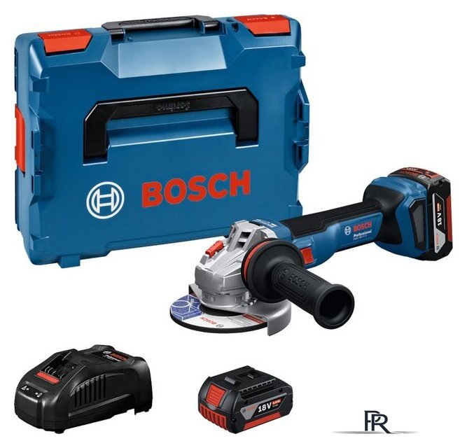 Угловая шлифмашина Bosch GWS 18V-11 S Professional 06019N4002 (с 2-мя АКБ, кейс) - Изображение №1 — Интернет-магазин ПроЗаказ