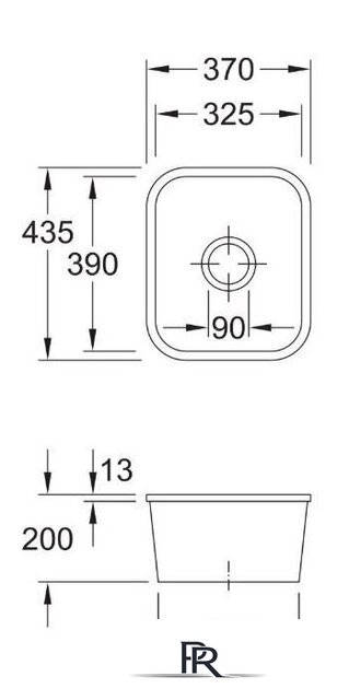 Кухонная мойка Villeroy & Boch Cisterna 45 670402KD - Изображение №2 — Интернет-магазин ПроЗаказ