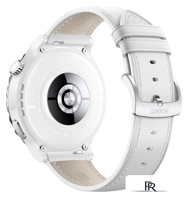Умные часы Huawei Watch GT 3 Pro Ceramic 43 мм (белый/кожа) - Изображение №4 — Интернет-магазин ПроЗаказ
