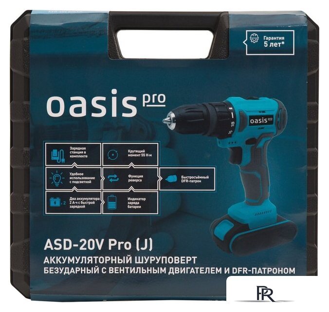 Дрель-шуруповерт Oasis ASD-20V Pro (с 2-мя АКБ, кейс) - Изображение №7 — Интернет-магазин ПроЗаказ