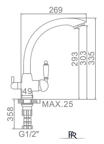Смеситель Ledeme L4455A-3 - Изображение №2 — Интернет-магазин ПроЗаказ