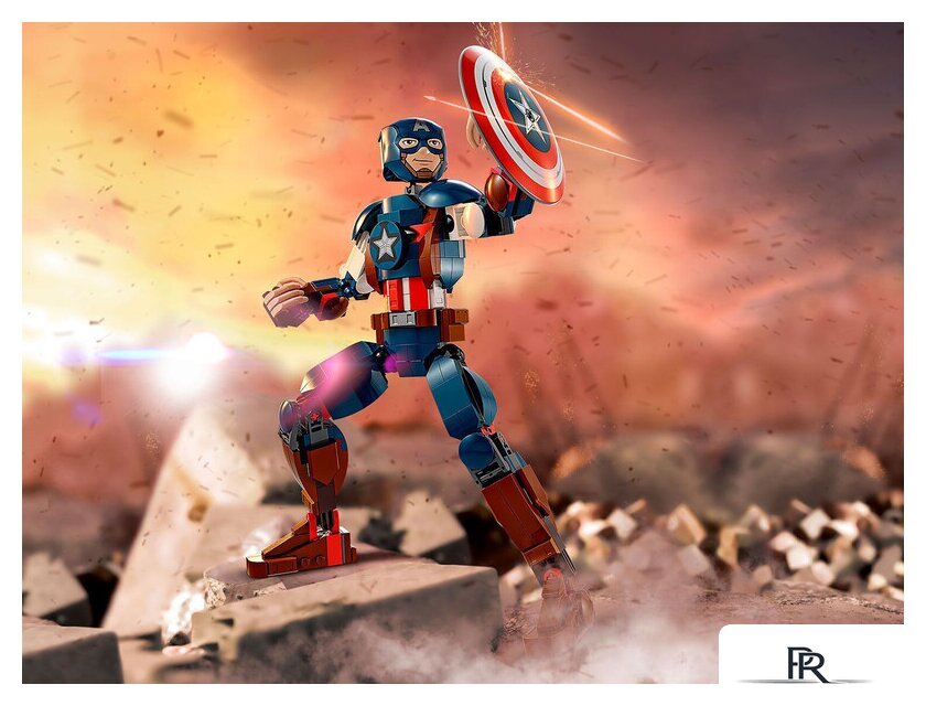 Конструктор LEGO Marvel Super Heroes 76258 Сборная фигурка Капитана Америки - Изображение №2 — Интернет-магазин ПроЗаказ