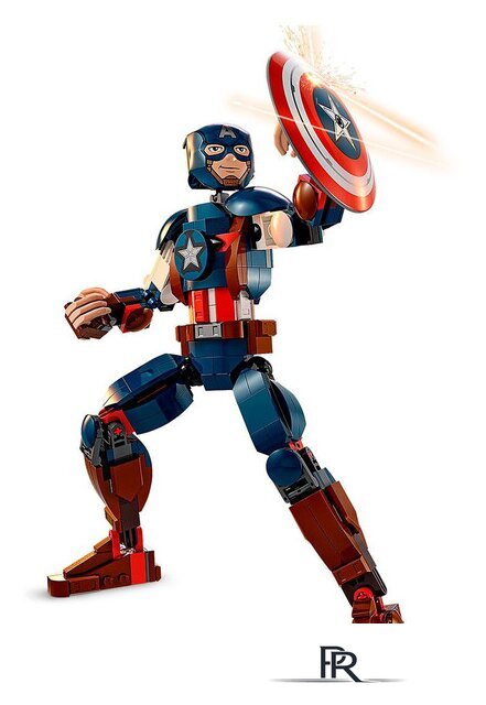 Конструктор LEGO Marvel Super Heroes 76258 Сборная фигурка Капитана Америки - Изображение №3 — Интернет-магазин ПроЗаказ