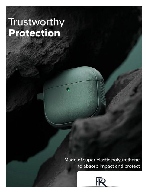 Чехол Ringke Onyx Magnetic для Airpods 4 Sage Green - Изображение №5 — Интернет-магазин ПроЗаказ