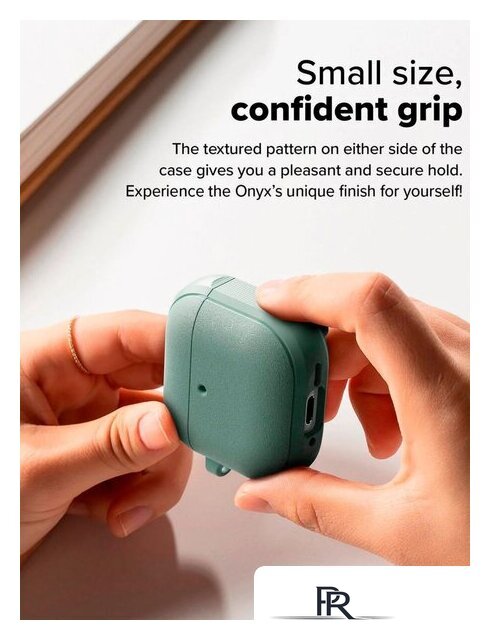 Чехол Ringke Onyx Magnetic для Airpods 4 Sage Green - Изображение №4 — Интернет-магазин ПроЗаказ