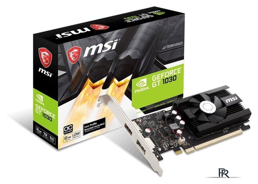 Видеокарта MSI GeForce GT 1030 OC LP 2GB DDR4 - Изображение №5 — Интернет-магазин ПроЗаказ