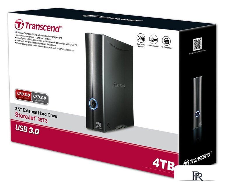Внешний накопитель Transcend StoreJet 35T3 4TB [TS4TSJ35T3] - Изображение №4 — Интернет-магазин ПроЗаказ