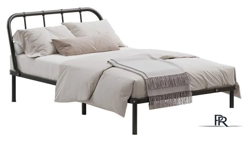 Кровать Домаклево Мира 120x200 (черный) - Изображение №1 — Интернет-магазин ПроЗаказ