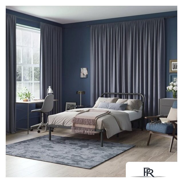 Кровать Домаклево Мира 120x200 (черный) - Изображение №4 — Интернет-магазин ПроЗаказ