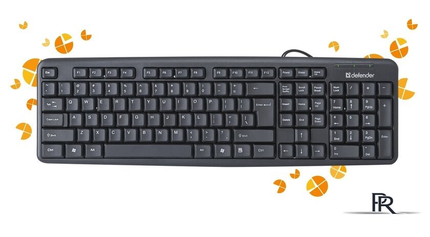 Клавиатура Defender Element HB-520 USB (черный) - Изображение №2 — Интернет-магазин ПроЗаказ