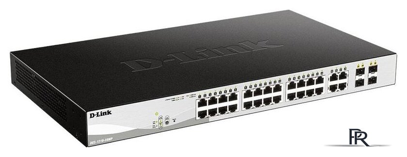 Управляемый коммутатор 2-го уровня D-Link DGS-1210-28MP/FL1A - Изображение №2 — Интернет-магазин ПроЗаказ
