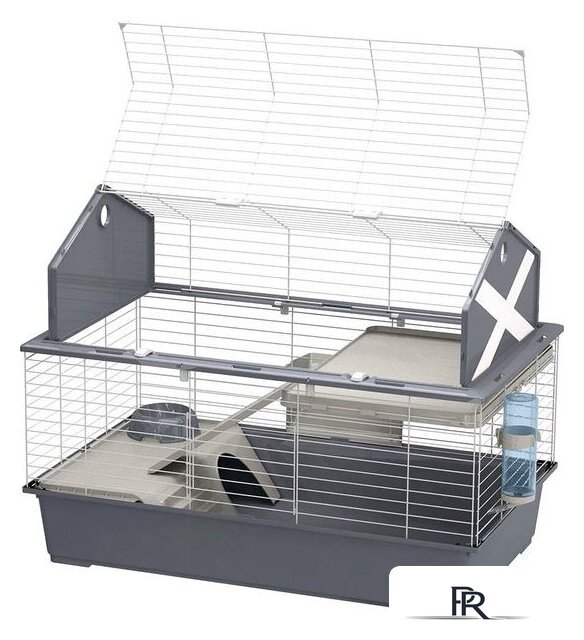 Клетка Ferplast Barn 80 57068021 (серый) - Изображение №2 — Интернет-магазин ПроЗаказ