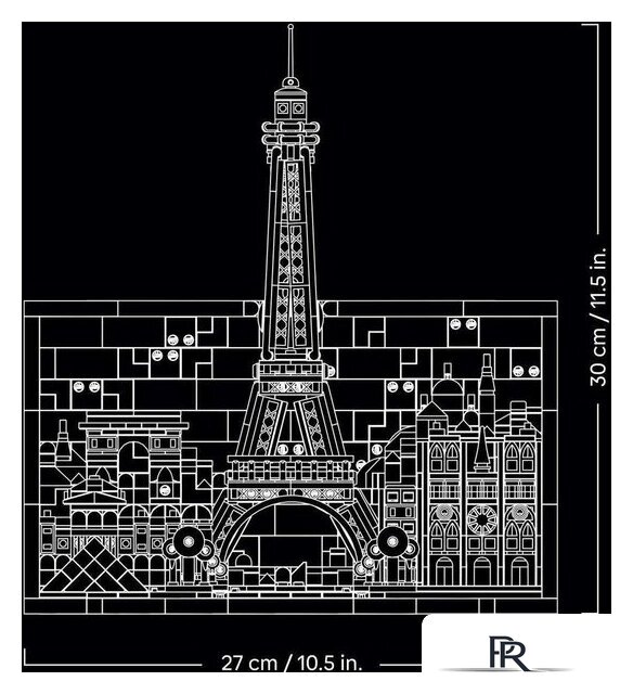 Конструктор LEGO Architecture 21064 Париж – Город Любви - Изображение №5 — Интернет-магазин ПроЗаказ
