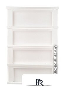 Комод Berossi Bongo 4-секционный (снежно-белый) - Изображение №1 — Интернет-магазин ПроЗаказ