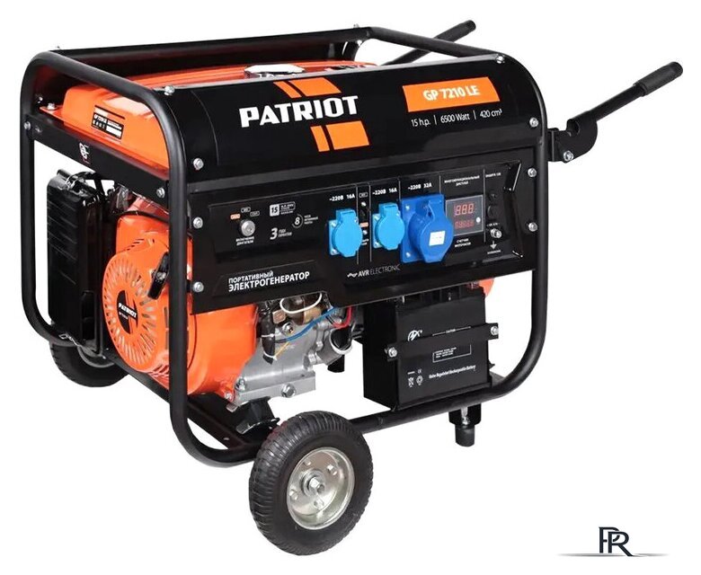 Бензиновый генератор Patriot GP 7210LE - Изображение №1 — Интернет-магазин ПроЗаказ