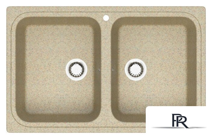 Кухонная мойка MARRBAXX Карельский камень модель 20/Q5 F020Q005 (песочный) - Изображение №1 — Интернет-магазин ПроЗаказ
