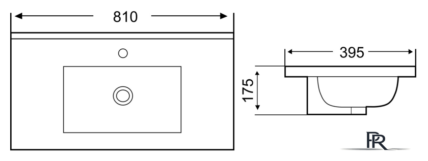 Умывальник WeltWasser Deilbach 7517-80 - Изображение №4 — Интернет-магазин ПроЗаказ