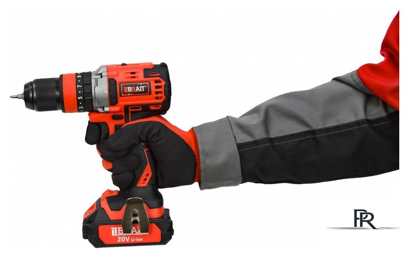 Ударная дрель-шуруповерт Brait BCDI20-2PUMBL PRO (с 1-м АКБ, кейс) - Изображение №7 — Интернет-магазин ПроЗаказ