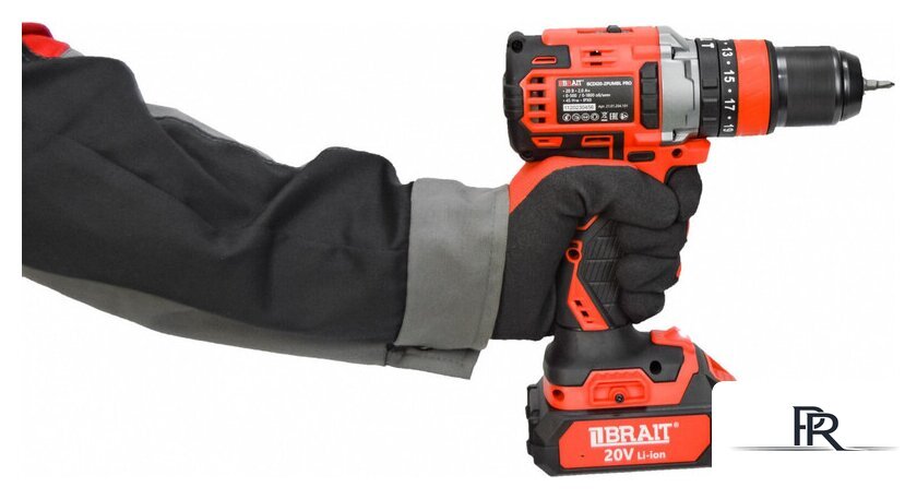 Ударная дрель-шуруповерт Brait BCDI20-2PUMBL PRO (с 1-м АКБ, кейс) - Изображение №8 — Интернет-магазин ПроЗаказ