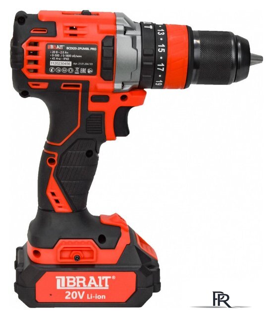 Ударная дрель-шуруповерт Brait BCDI20-2PUMBL PRO (с 1-м АКБ, кейс) - Изображение №4 — Интернет-магазин ПроЗаказ