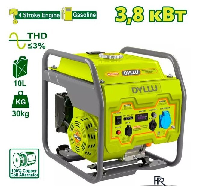 Бензиновый генератор Dyllu DTGEAB06 - Изображение №1 — Интернет-магазин ПроЗаказ