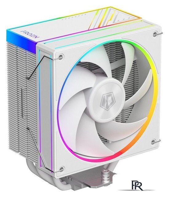 Кулер для процессора ID-Cooling Frozn A410 ARGB White - Изображение №2 — Интернет-магазин ПроЗаказ