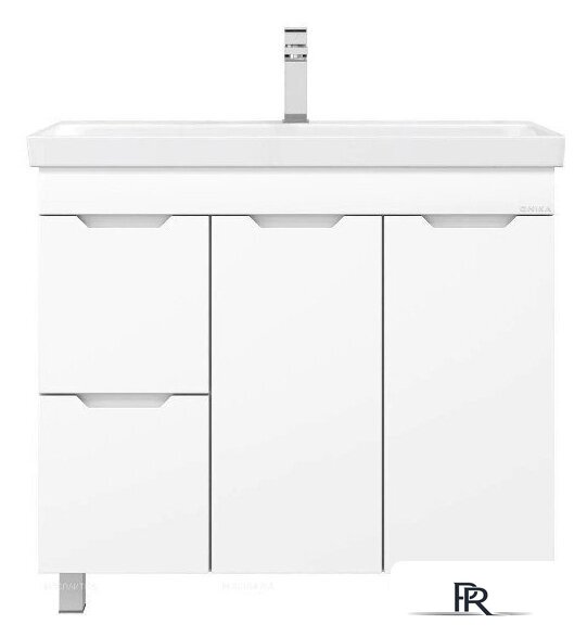  Onika Тумба под умывальник Айленд 90 109030 (с корзиной) - Изображение №1 — Интернет-магазин ПроЗаказ