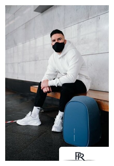 Городской рюкзак XD Design Bobby Hero Regular (голубой) - Изображение №37 — Интернет-магазин ПроЗаказ