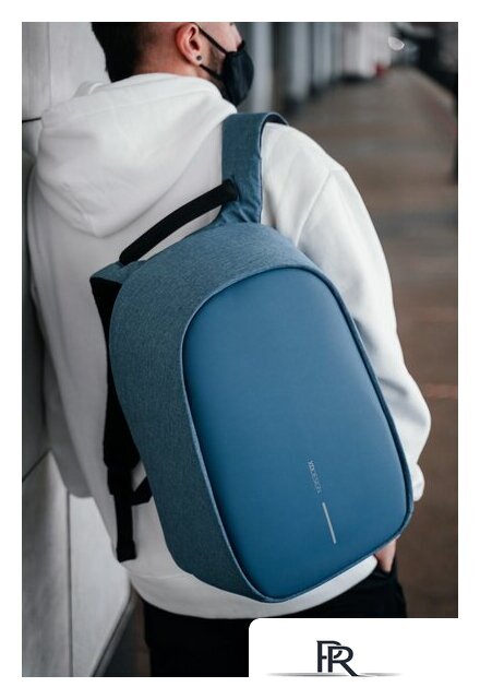 Городской рюкзак XD Design Bobby Hero Regular (голубой) - Изображение №23 — Интернет-магазин ПроЗаказ