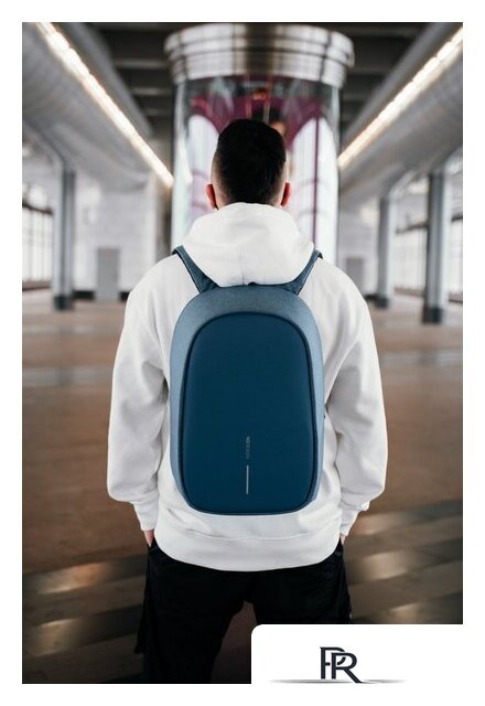 Городской рюкзак XD Design Bobby Hero Regular (голубой) - Изображение №29 — Интернет-магазин ПроЗаказ