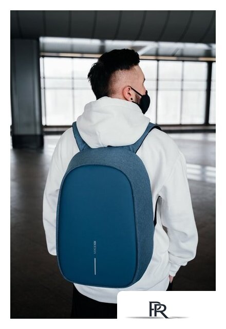 Городской рюкзак XD Design Bobby Hero Regular (голубой) - Изображение №25 — Интернет-магазин ПроЗаказ