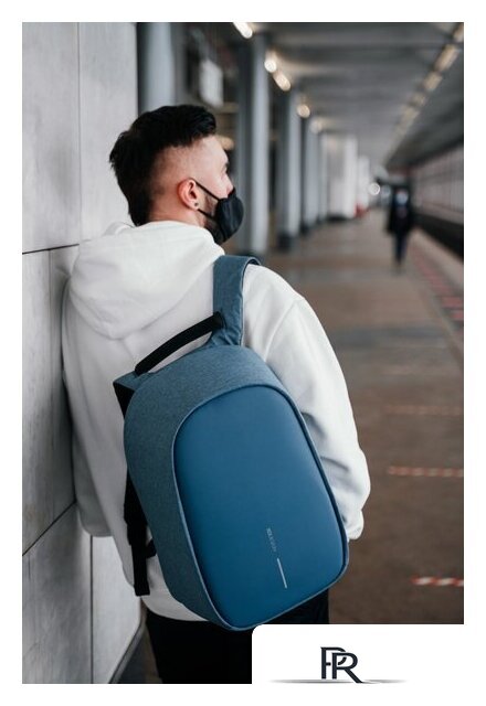 Городской рюкзак XD Design Bobby Hero Regular (голубой) - Изображение №22 — Интернет-магазин ПроЗаказ